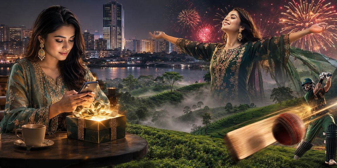 it2171 মোবাইল ভিআইপি ড্যাশবোর্ড ঢাকায় চা বাগান দৃশ্যে